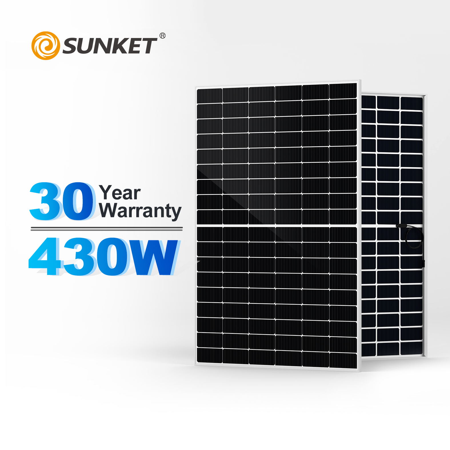 Sunket solar panel