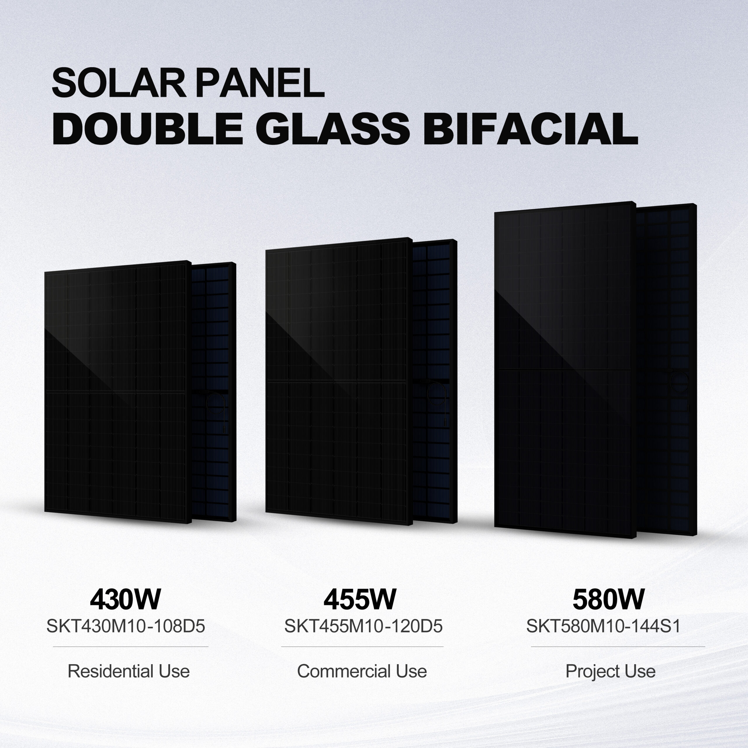Sunket solar panel