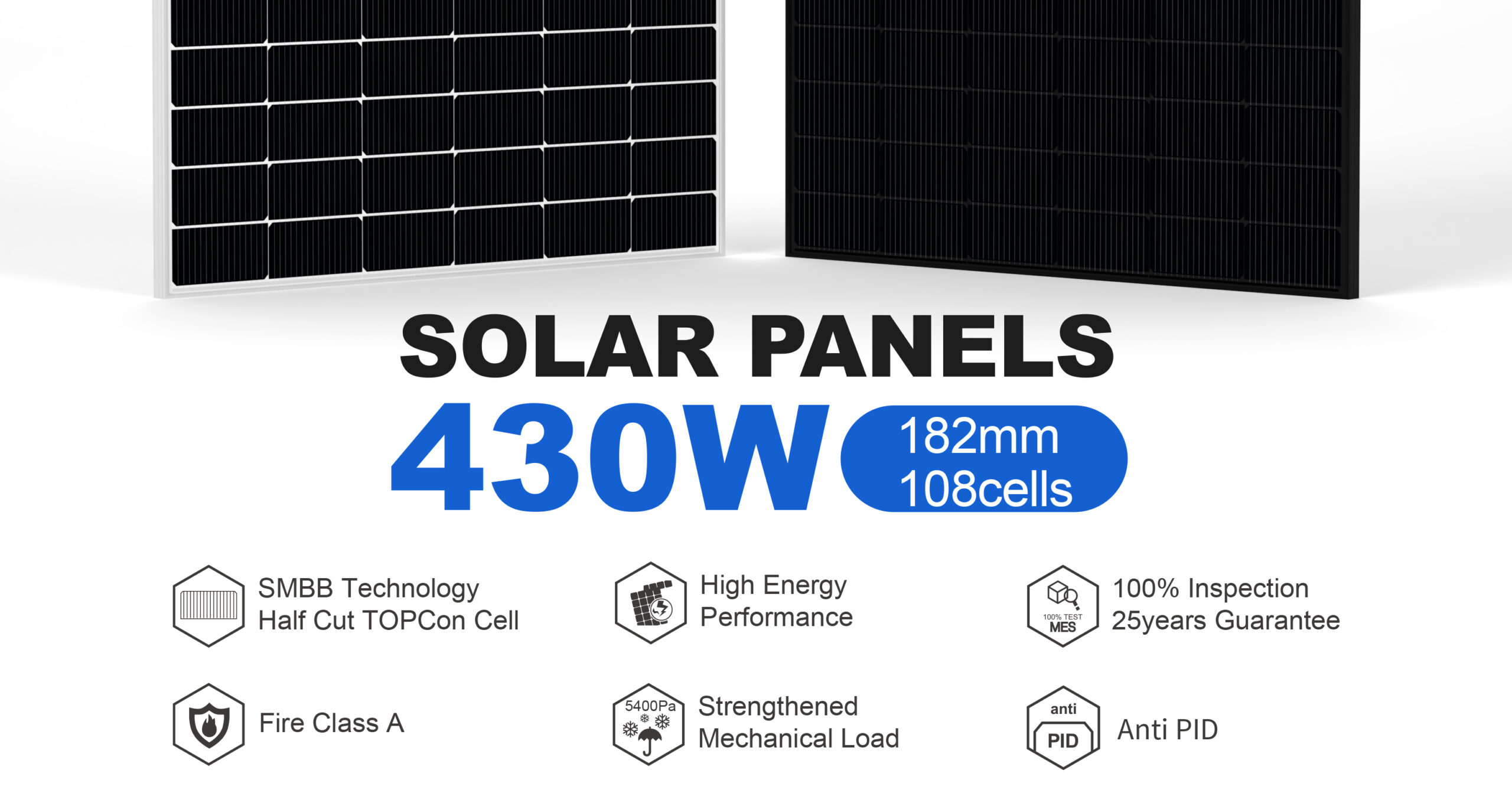 Sunket solar panel
