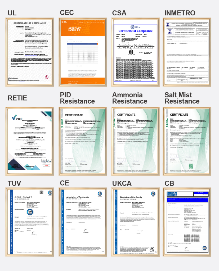Sunket certification
