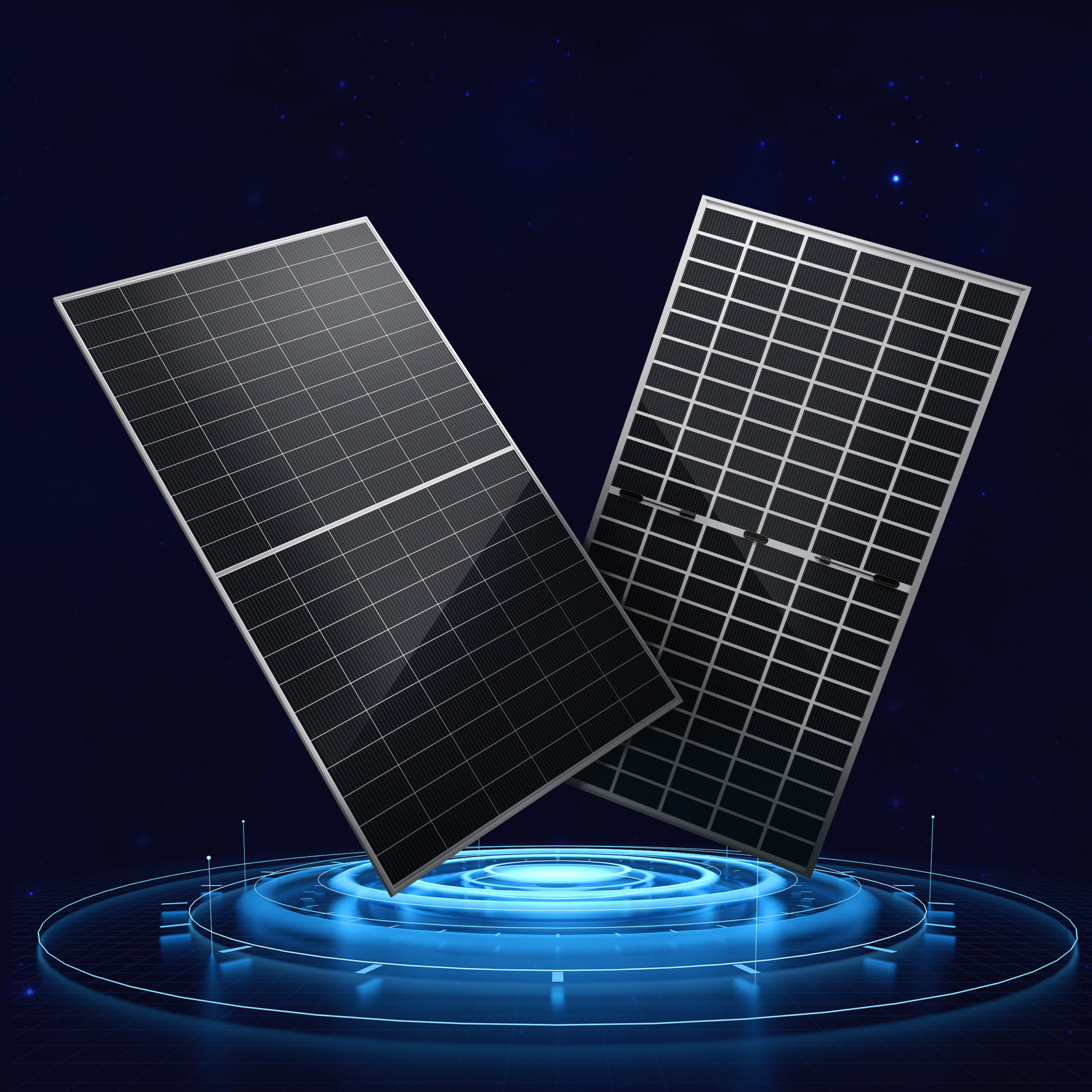 Sunket solar panel