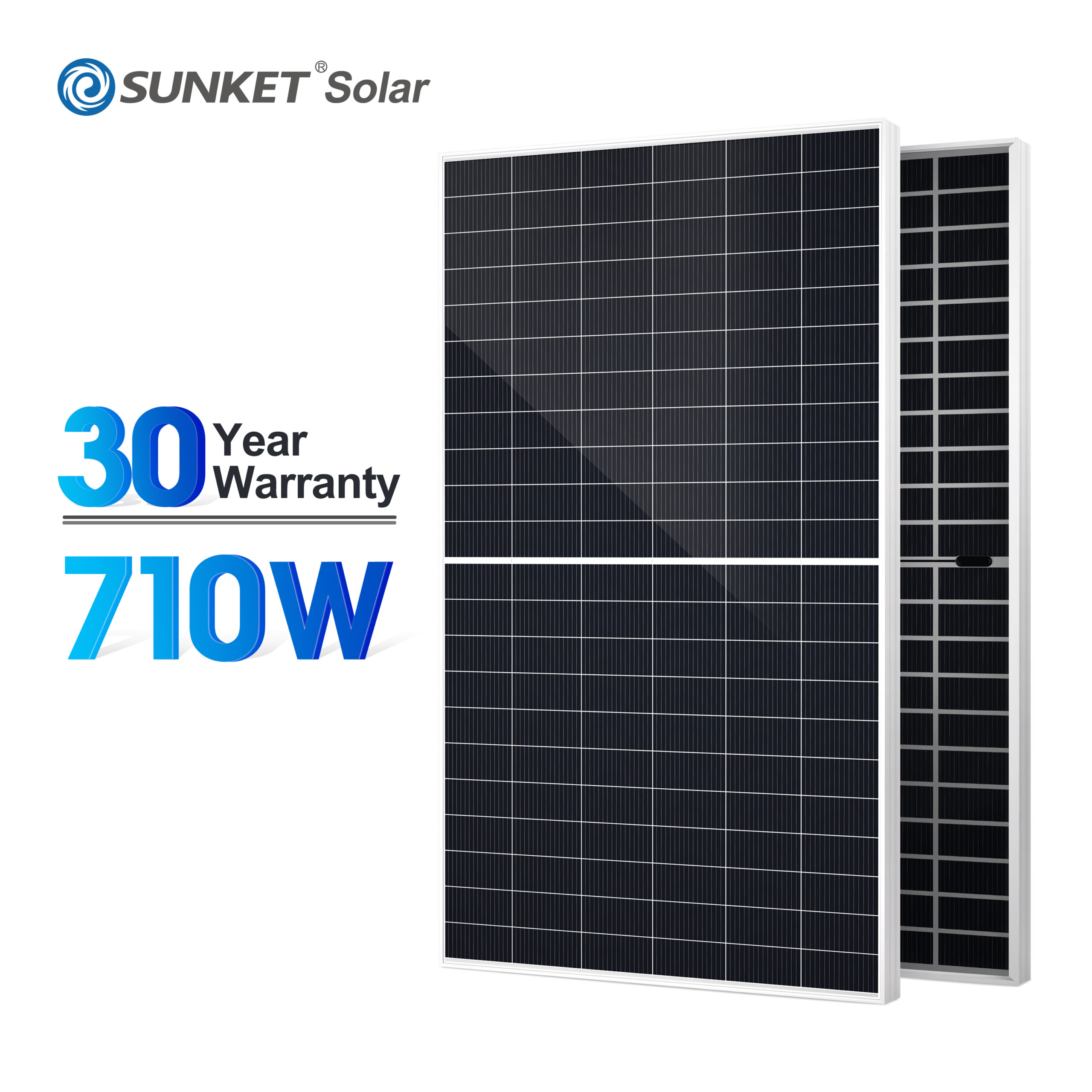Sunket solar panel